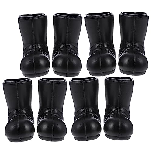 NUSITOU 16 Paar Mini Stiefel Weihnachtsmann Puppenschuhe Ornamente Mini Weihnachtsmann Stiefel Mini Verzierungen Miniatur Stiefel Zum Basteln Miniatur Regenstiefel Mini Cowboy von NUSITOU