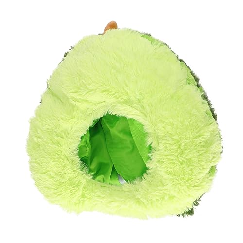 NUSITOU 1Stk Avocado-Kopfbedeckung Hut weiche Avocado ca Kinderhüte Schläger plüschhut aqua tint halloween deko Avocado-Hut Party-Kopfbedeckung Plüsch und pp Baumwolle Green von NUSITOU