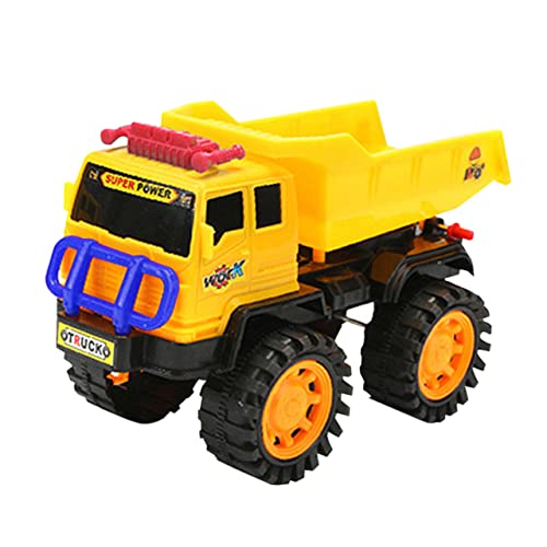 NUSITOU 1Stk Modell Garbage Truck mädchen Spielzeug Plastikspielzeug playcars puppenwagen Kinderspielzeug Spielzeug für Baufahrzeuge kippwagen Spielzeug Engineering-LKW-Spielzeug Yellow von NUSITOU