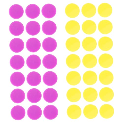 NUSITOU 200st Lehrmittel Für Das Mathe-zählen Lernzähler Disk Mathe-zählchip Farben Bingo-Chips Klassenzimmer, Chips Zählen Farbiger Bingo-chip Bingo-zählchip Zählscheibenmarker Harz von NUSITOU