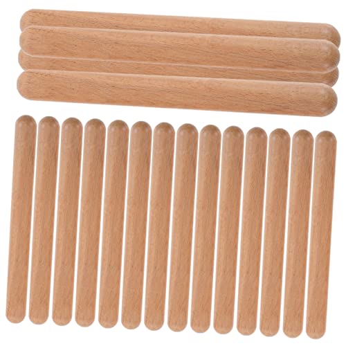 NUSITOU 20Pcs Teig Mini-Drumsticks Rhythmus-Sticks Musikinstrumente trommeln kinderinstrumente musikinstrumente für musikalische Spielsachen Kinderspielzeug hölzern von NUSITOU