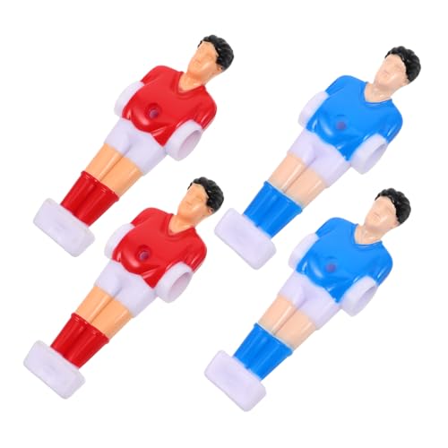 NUSITOU 4 Stück Fußballmaschine-actionfigur Tischteil Puppen Für Tischfußballspieler Kicker Ersatzteile Tischfußball-figurenbälle Fußball-actionfiguren Tischfußball Männer Abs von NUSITOU