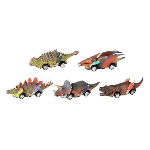 NUSITOU 5St Dinosaurier-Spielzeug Gehirnspielzeug Autospielzeug Spielfahrzeuge Spielzeug interaktives Spielzeug kinderspielzeug Toy car Fahrzeug Spielzeug Cartoon-Fahrzeugspielzeug Plastik von NUSITOU