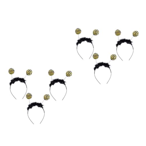 NUSITOU 6 Stücke Antennenbiene Hair Hoops Lebenswerke Biene Stirnbänder Headwears Für Leistung von NUSITOU