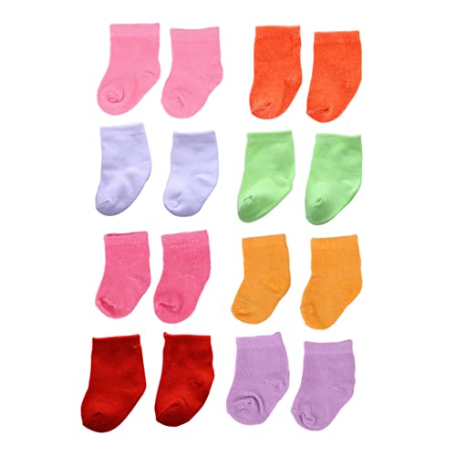 NUSITOU Puppensocken Für Puppen Bunte Socken Für Spielhäuser Und Dekoration Ideal Als Puppenzubehör Für Kreatives von NUSITOU