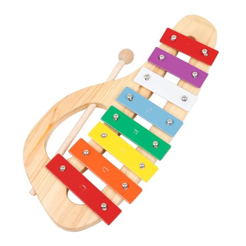 NUSITOU Buntes 8 Noten Xylophon Handklopfklavier Für Kinder Percussion Musikspielzeug Lernspielzeug Satz Für Frühe Musikalische Erziehung Und Musikunterricht von NUSITOU