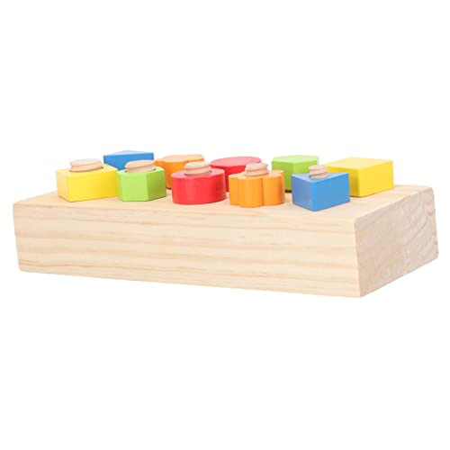 NUSITOU Buntes Holzschrauben Demontagespielzeug Für Kinder Frühes Lernspielzeug 1 Set Ideal Für Baustelle Spielzeug Szenarien Fördert Feinmotorik Und Kreativität von NUSITOU