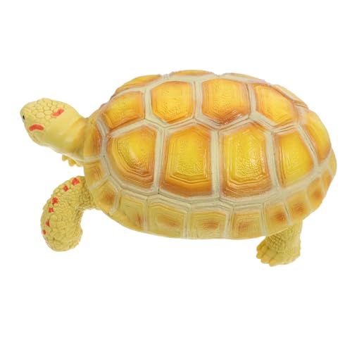 NUSITOU Dekorative Schildkrötenfigur Aus Kunststoff Realistisches Schildkröten Ornament Als Kognitives Tiermodell Gefälschte Landschildkröte Für Schreibtisch Und Garten von NUSITOU