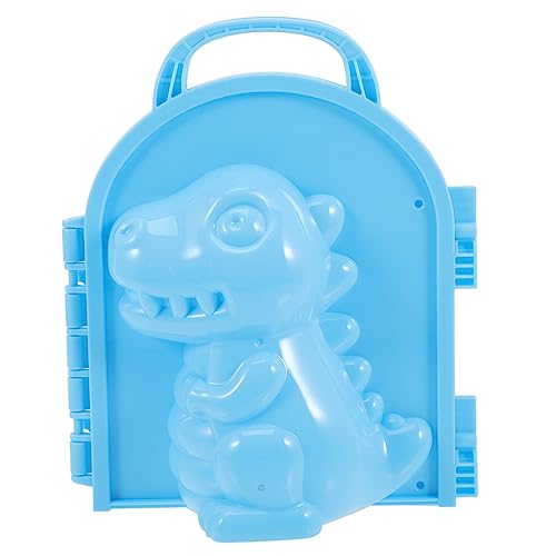 NUSITOU Dinosaurier-schneeballmaschine Schneebälle Sandspielzeug Lustig Schneehose Enten-schneeball-Hersteller Schneeballhersteller Kinderspielzeug Winter-schneeball-Clip Sky-Blue Plastik von NUSITOU