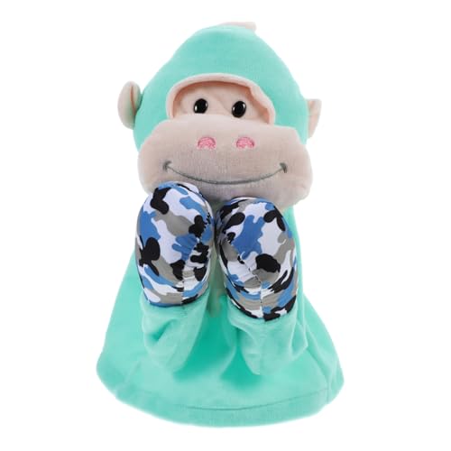 NUSITOU Handpuppenspielzeug Handpuppe für Kinder Gorilla- Tierische Fingerpuppen Handpuppe Fingerpuppen Kleinkindspielzeug Tierhandpuppen emuliertes Tierspielzeug Metall von NUSITOU