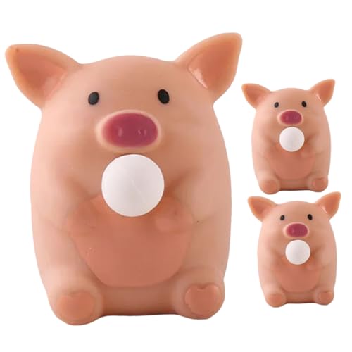 NUSITOU Schweine Quetschspielzeug Kawaii Stressball Set Niedliche Quetschspielzeuge Für Stressabbau Fidget Cartoon Schweinchen Quetschbälle Für Und Erwachsene Stress Spielzeug Schweine von NUSITOU