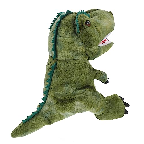 NUSITOU Lustige Dinosaurier Handpuppe Tyrannosaurus Rex Weiches Plüschspielzeug Interaktives Puppenspiel Für Kinder Dinosaurier Puppe Süße Handpuppe von NUSITOU