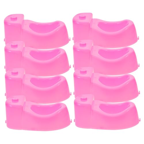 NUSITOU Mini Toilettensitz Für Puppenhaus Plastische Toiletten Zubehör Für Puppen Perfekte Miniatur öbel Für Kreative Rollenspiele von NUSITOU