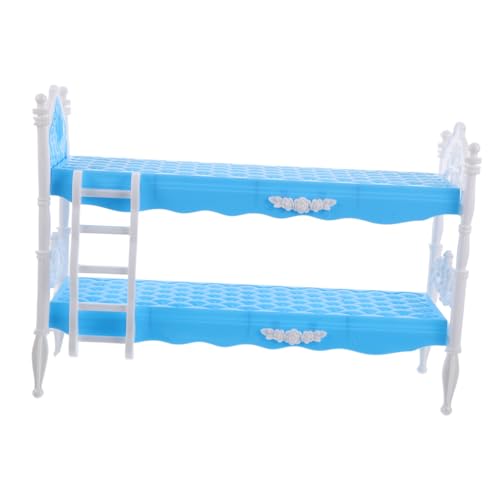 NUSITOU Prinzessin Puppenzubehör Etagenbett Modell Für Mädchen Rollenspielzubehör Detaillierte Miniatur-puppenhausmöbel Mini-Bett-Requisite von NUSITOU