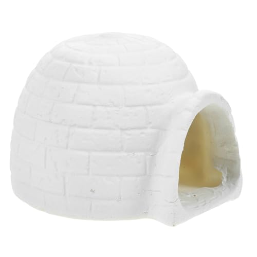 NUSITOU Simulations Iglu Eishaus Modelle Eishaus Bildornament Eishaus Dekorationen Für Zu Hause Eishaus Ornament Für Kinder Stehendes Eishaus Modell Simuliertes Eishaus Ornament von NUSITOU