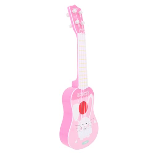 NUSITOU Spielzeuggitarre Für Kinder Anfängerinstrument Musikalisches Spielzeug Ukulele Klassisches Instrument Musikinstrumente Für Kinder Kinderukulele Mini-Spielzeug Mini-Instrumente Abs von NUSITOU