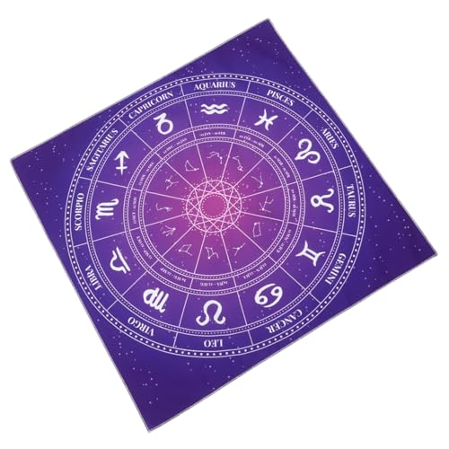 NUSITOU Tarot Tischdecke Tarotspiel Desktop Tuch Tarot Spiel Wahrsagerei Tischdecke Tarot Tuch Astrologie Wahrsagerei Tischdecke Wahrsagerei Tapisserie Tarot Schreibtischdecke von NUSITOU