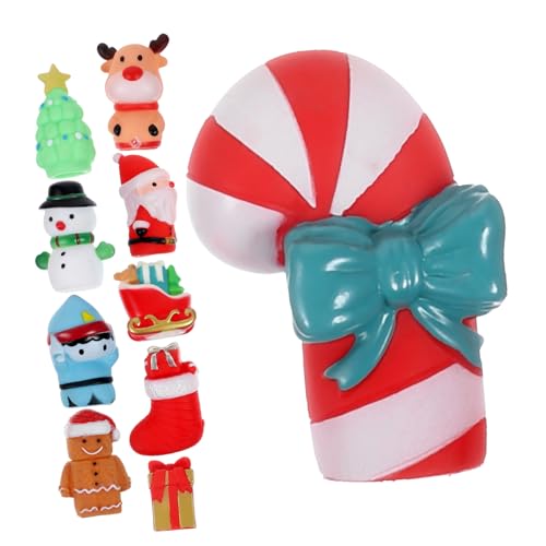 NUSITOU Weihnachtsfingerpuppen Santa Claus Schneemann Und Cartoon Figuren Für Handpuppen Für Geschichtenerzählen Und Rollenspiele von NUSITOU