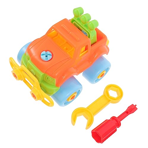 NUSITOU Zerlegbares Autospielzeug Set Buntes Früherziehungsspielzeug Lustiges Fahrzeugspielzeug Für Kinder Lernspielzeug Car Toys Truck Toy von NUSITOU