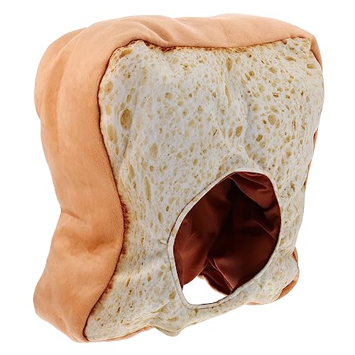 NUSITOU üsch Toast Hut Für DIY Warmes Brot Kostüm Zubehör Lustige Requisiten Für Partys Karneval Und Besondere Anlässe Unisex Mütze Für Erwachsene Und von NUSITOU