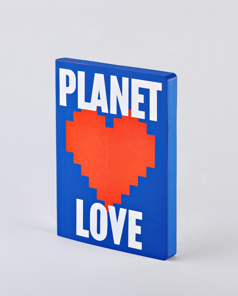 NUUNA Notizbuch Graphic Planet Love L von NUUNA