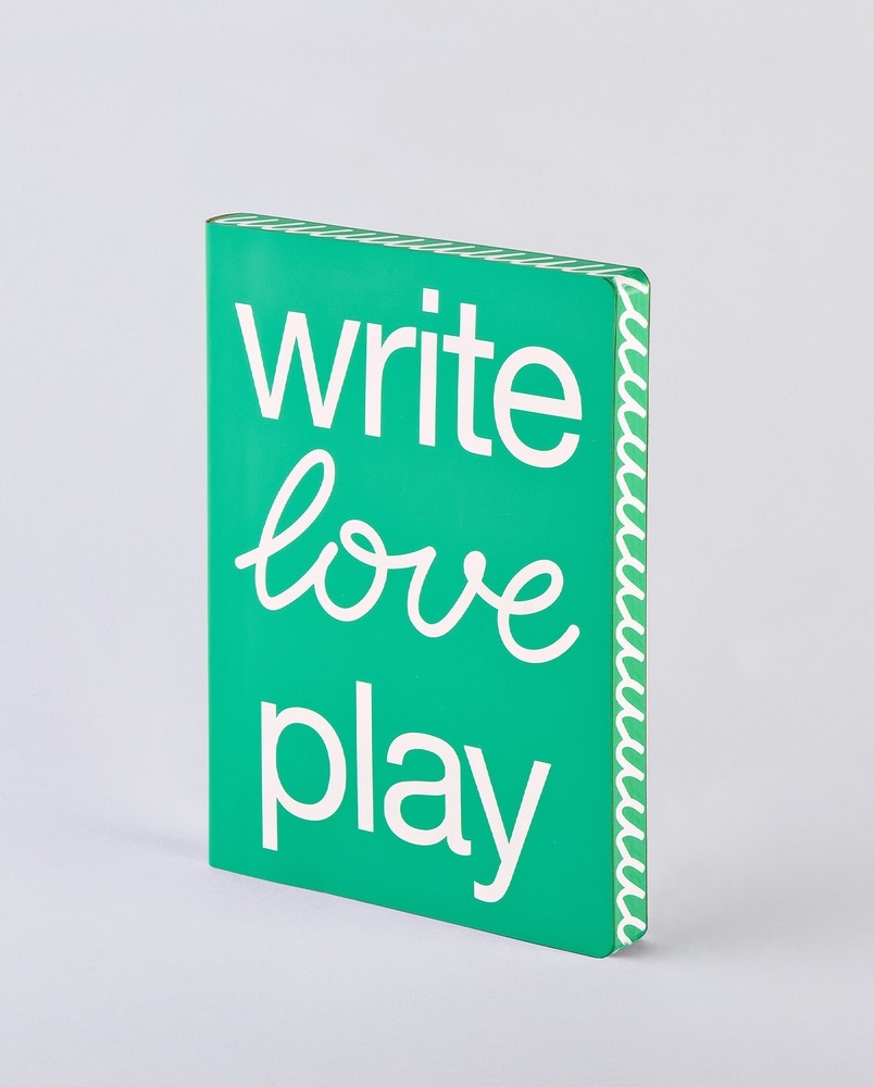 NUUNA Notizbuch Graphic Write Love Play  L von NUUNA