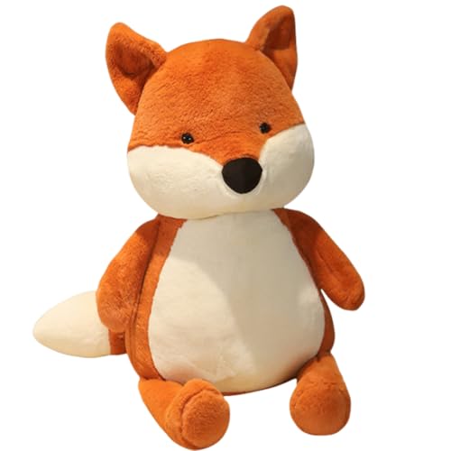 NVKRLFYD Kuscheltier Fuchs 35cm orange schlenkernd Stofftier aus weichem Plüsch, niedliches Plüschtier zum Kuscheln und Spielen, für Kinder & Erwachsene, tolle Geschenkidee von NVKRLFYD