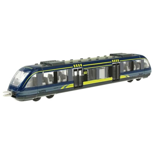 NVKRLFYD Zug Spielzeug Simulation Metro Modell Alloy Sliding Diecast Metal Fahrzeuge Bildung kognitive Spielzeug Geburtstag 3 4 5 6 7 Jahre Kinder Spielzeug für Kindertag Geburtstag(Blau) von NVKRLFYD