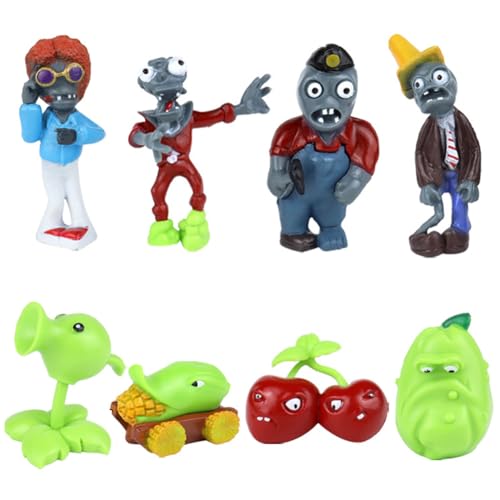 NVKRLFYD Zombies Cupcake Figuren, Zombie Battle Figuren Zombies Figuren Set 8 Stück Zombies Figuren Tortendeko Zombies Kuchendekoration für Party Liefert für Kindergeburtstag Deko von NVKRLFYD