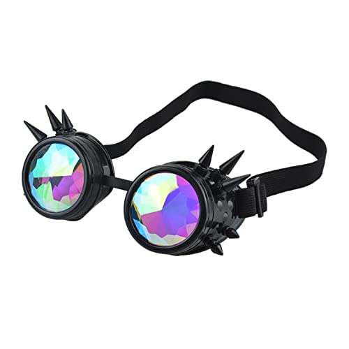 NVOQILIN Steampunk-Brille für Herren und Damen, Festival, Retro-Party, Cosplay, Brille von NVOQILIN