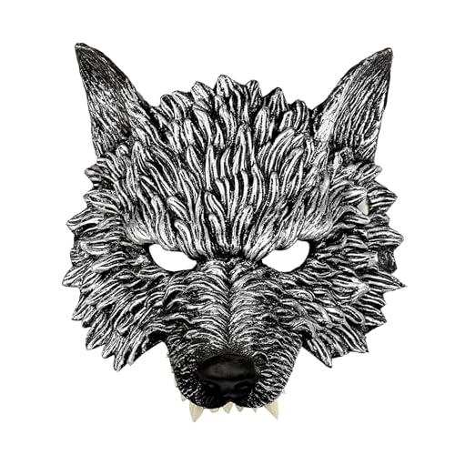 NZDFH Halloween Maske, Werwolf Maske Halloween Masken Weichschaum 3 D Realistische Verkleidungsrequisite Maske von NZDFH