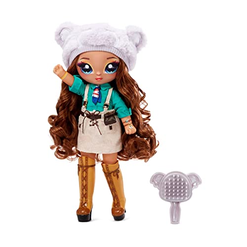 Na! Na! Na! SurpriseTeens Fashion Doll - Sammlerpuppe - 28 cm große, Brünette, weiche Stoffpuppe, inspiriert durch Australische Koalas - Amelia Outback von Na! Na! Na! Surprise