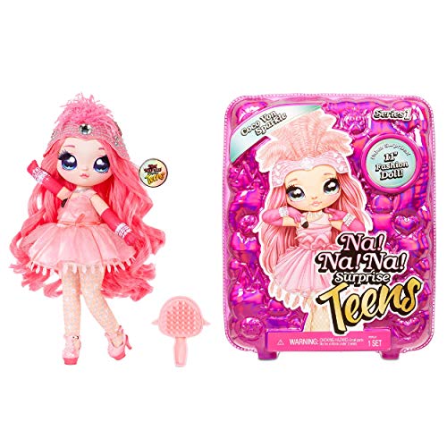 Na! Na! Na! Surprise Teens Modepuppe, COCO VAN SPARKLE. Große weiche Modepuppe zum Sammeln mit luxuriösen Outfits und Deluxe-Accessoires. Teens Serie 1. Perfekte Geschenke für Kinder ab 5 Jahren von Na! Na! Na! Surprise