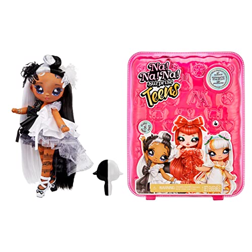 Na! Na! Na! Surprise Teens Puppen Serie 3 - ODETTE LAKEWOOD - 28 cm große Modepuppe mit weichem Körper zum Posen - Outfit & Accessoires von Schwänen inspiriert - Tolles Geschenk für Kinder ab 5 Jahren von Na! Na! Na! Surprise