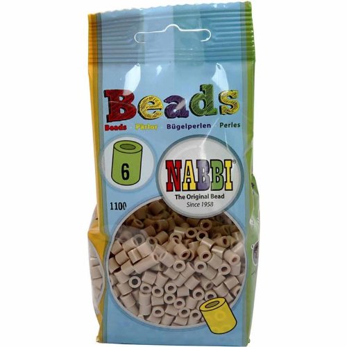 Nabbi Bügelperlen 1.100 Stück beige Nabbi Bügelperlen 1.100 Stück beige von Nabbi