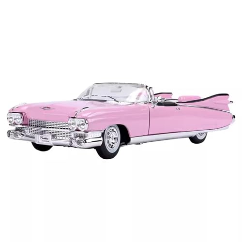 NaiiiL 1/18 Skala -Legierungsfahrzeuge Modell, Kompatibel Für 1959 Cadillac Supercar Elvis Presley Edition Model Spielzeug, 12,2 X 4,7 Zoll von NaiiiL