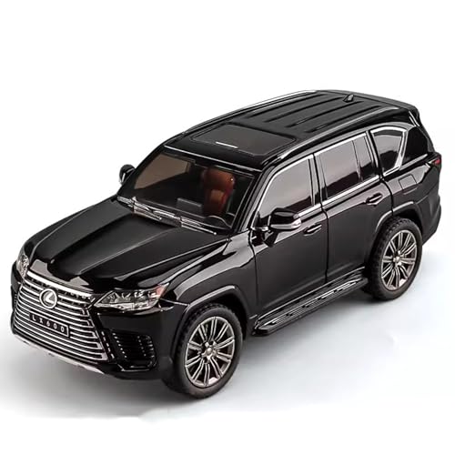 NaiiiL 1/24 Alloy Fahrzeuge Modell, Kompatibel Für Lexus LX600 SUV Modell, Licht Und Sound Spielzeug, 10,3 X 4,5 Zoll von NaiiiL