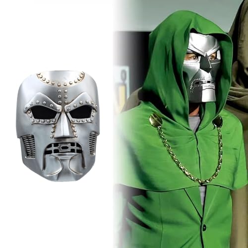 NaiiiL 1: 1 Remastered Doctor Doom Maske Resin Requisiten Super Battle Halloween Party Performance Für Kinder Geschenk von NaiiiL