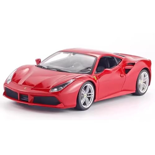 NaiiiL 1:18 Alloy Vehicles Model, Kompatibel Für Ferrari 488 GTB Sportwagenmodell Für Erwachsenenspielzeug, 10,2 X 4,3 Zoll von NaiiiL