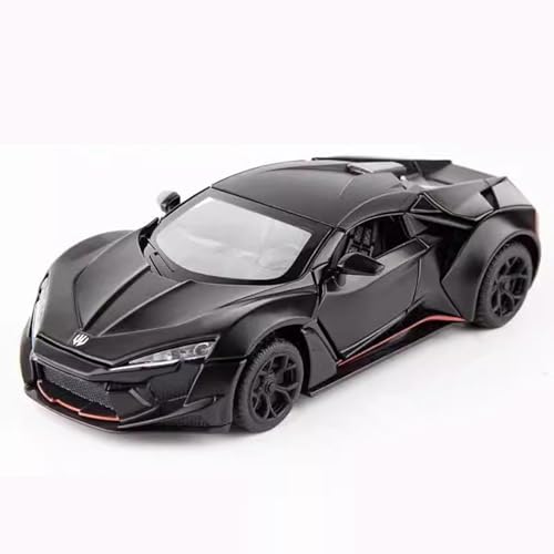 NaiiiL 1:32 Alloy Fahrzeuge Modell, Kompatibel Für Lykan Hypersport Modell, Licht Und Sound Spielzeug, 6,3 X 2,8 Zoll von NaiiiL