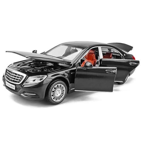 NaiiiL 1:32 Alloy Vehicles Model, Kompatibel Für Benz Maybach S600 Modell, Licht- Und Soundspielzeug, 5,7 X 2,2 Zoll von NaiiiL