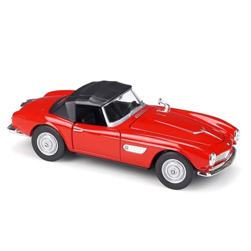 NaiiiL Leichtmetallfahrzeugmodell Im Maßstab 1:24, Kompatibel Für 1956 BMW 507 Retro-Sportwagenmodell, 7 X 2,9 Zoll von NaiiiL