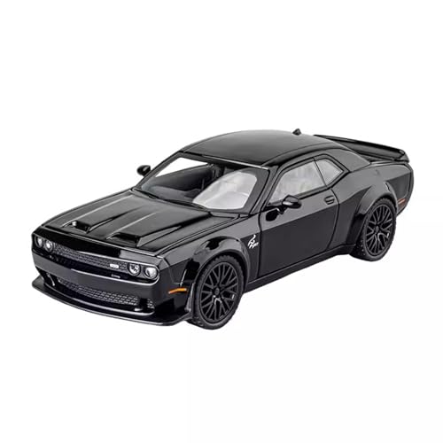 NaiiiL Leichtmetallfahrzeugmodell Im Maßstab 1:32, Kompatibel Für Dodge Challenger Hellcat Sportwagenmodell, Licht- Und Soundspielzeug, 6,2 X 2,7 Zoll von NaiiiL