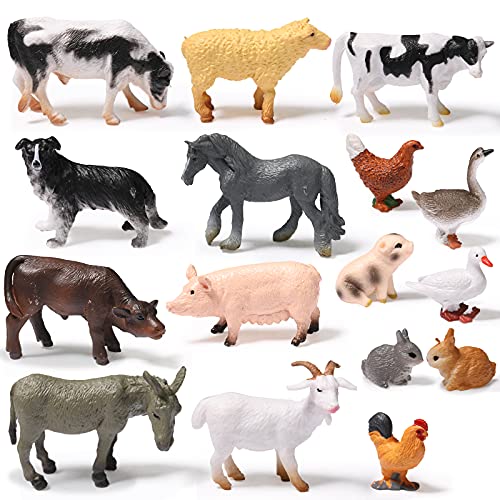 Namalu 16 Stücke Tierfiguren Spielzeug Realistische Dschungeltier Figuren Mini Lernen Pädagogisch Spielset Bauernhof Kuchenaufsatz Ornamente für Ostereierfüller Geburtstag Weihnachten Tier Party Namalu 16 Stücke Tierfiguren Spielzeug Realistische Dschungeltier Figuren Mini Lernen Pädagogisch Spielset Bauernhof Kuchenaufsatz Ornamente für Ostereierfüller Geburtstag Weihnachten Tier Party von Namalu