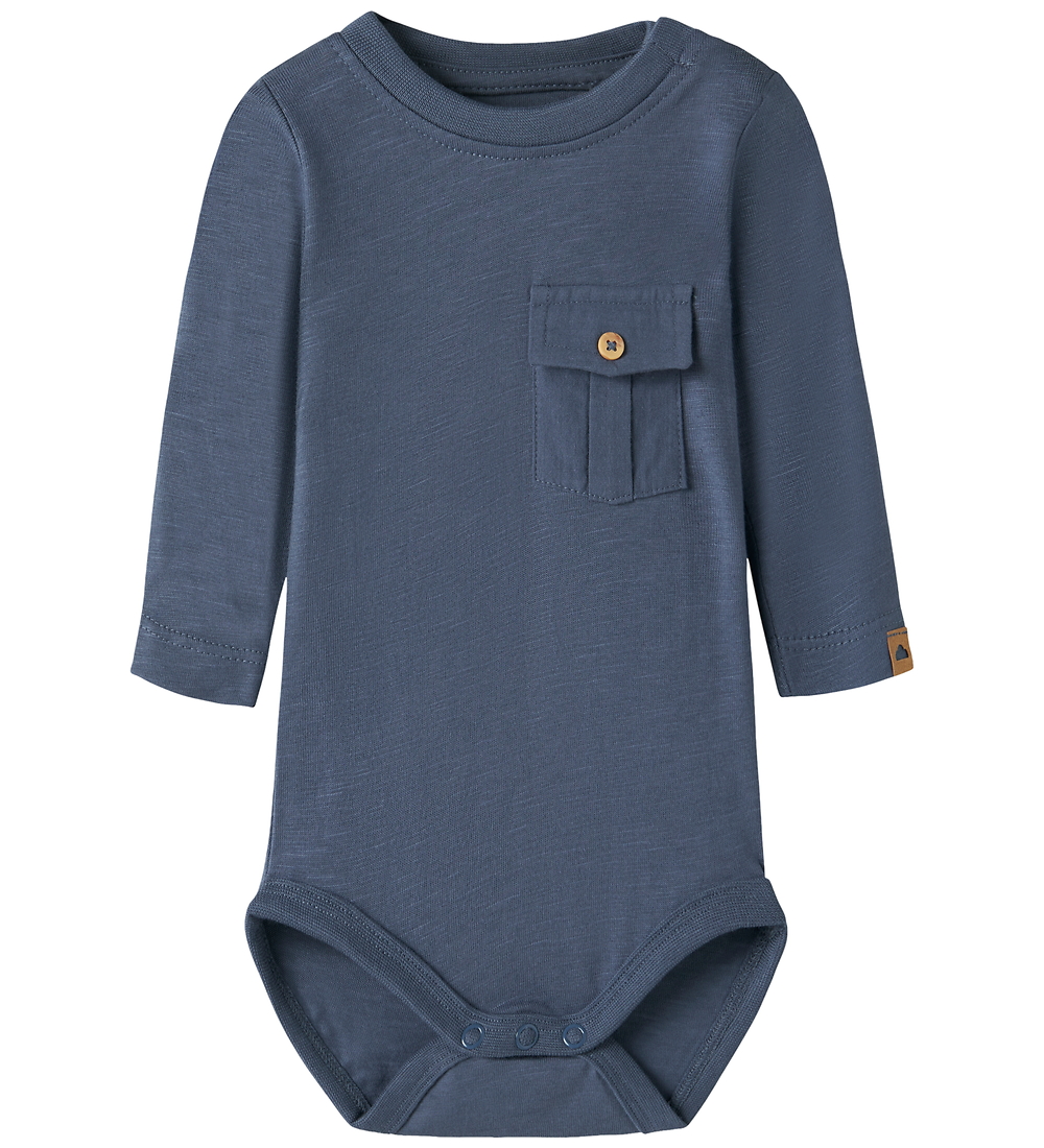 Name It Body l/ä - Cotton/Modal - NbmHowel - Vintage Indigo - Name It - 62 - Body L/Ä Name It Body l/ä - Cotton/Modal - NbmHowel - Vintage Indigo - Name It - 62 - Body L/Ä von Name It