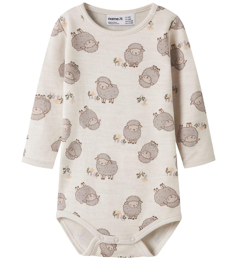 Name It Body l/ä - NbnWup - Peyote Melange/Sheep - Name It - 74 - Body L/Ä Name It Body l/ä - NbnWup - Peyote Melange/Sheep - Name It - 74 - Body L/Ä von Name It