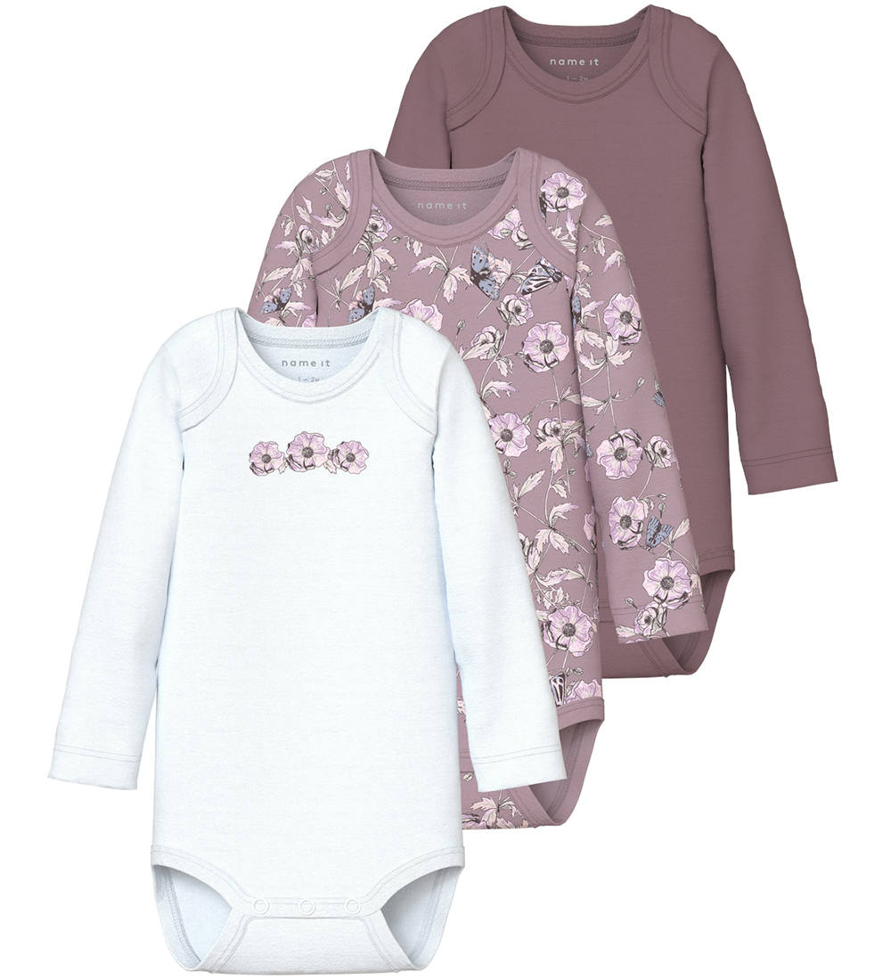 Name It Body l/ä - Noos - NbfBody - 3er-Pack - Grape Shake - Name It - 56 - Body L/Ä Name It Body l/ä - Noos - NbfBody - 3er-Pack - Grape Shake - Name It - 56 - Body L/Ä von Name It