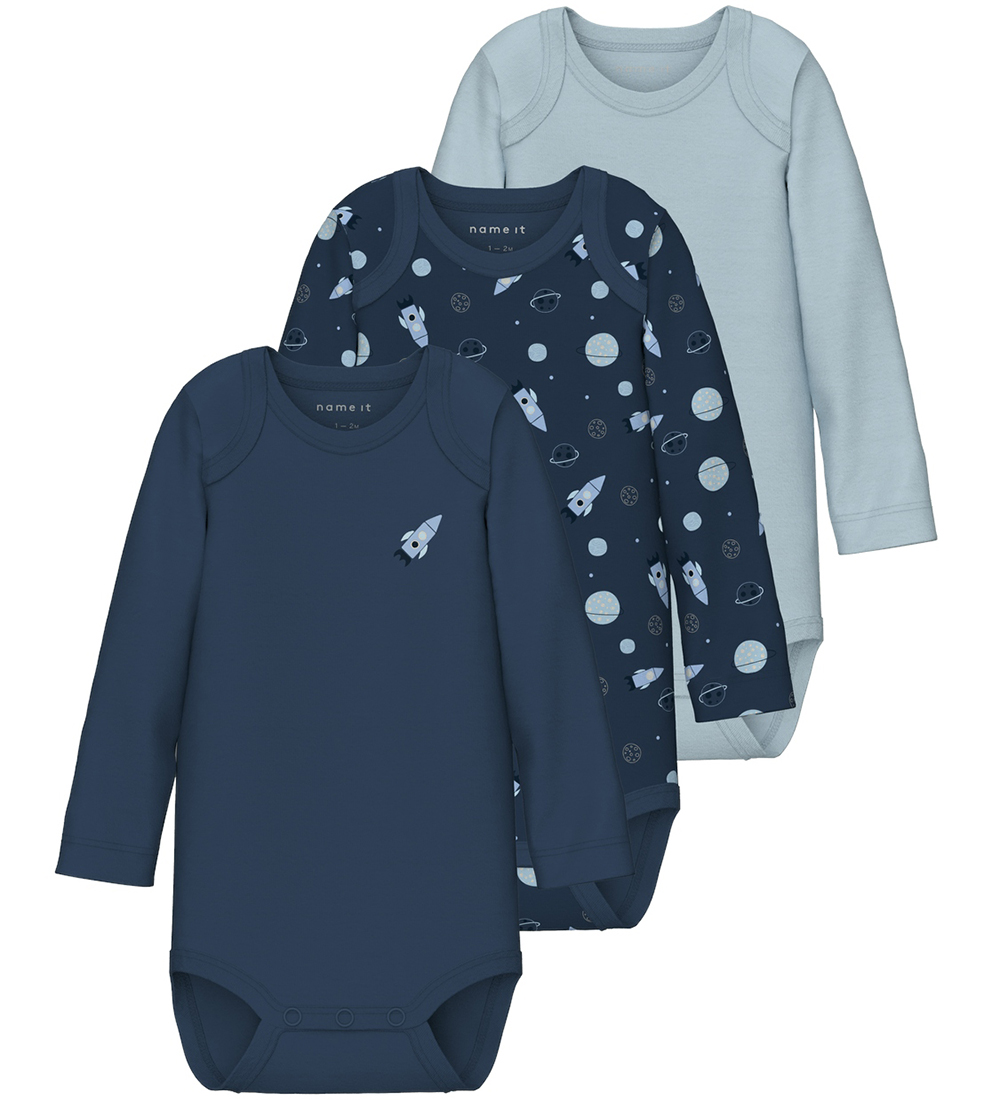 Name It Body l/ä - Noos - NbmBody - 3er-Pack - Dark Denim - Name It - 74 - Body L/Ä Name It Body l/ä - Noos - NbmBody - 3er-Pack - Dark Denim - Name It - 74 - Body L/Ä von Name It