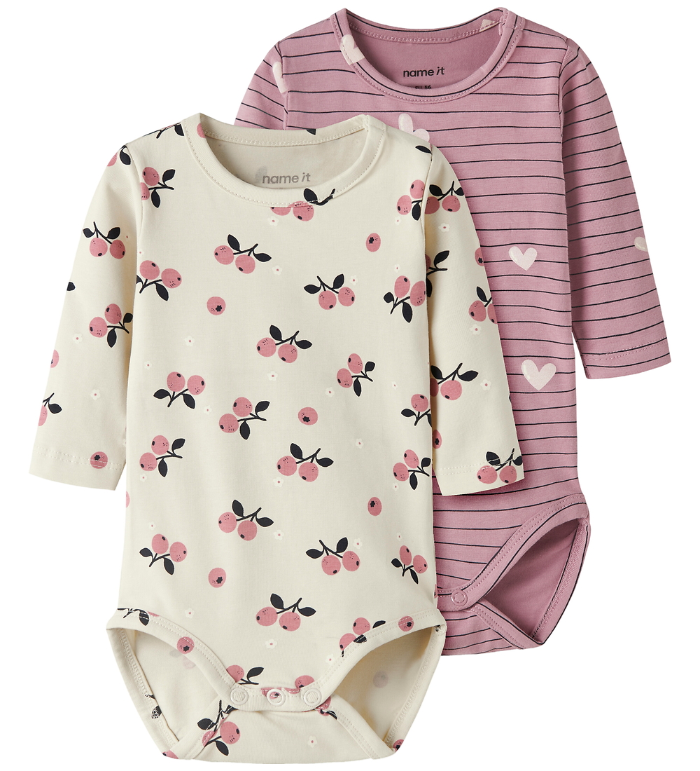 Name It Bodys l/ä - 2er-Pack - NbfVandora - Summer Sand/Lila - Name It - 62 - Body L/Ä Name It Bodys l/ä - 2er-Pack - NbfVandora - Summer Sand/Lila - Name It - 62 - Body L/Ä von Name It
