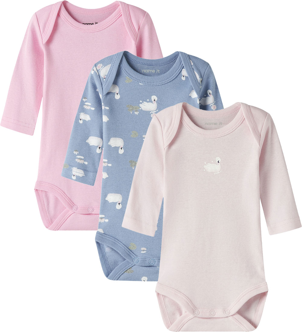 Name It Bodys l/ä - Noos - NbfBody - 3er-Pack - Endlos Sky/W/Bal - Name It - 74 - Body L/Ä Name It Bodys l/ä - Noos - NbfBody - 3er-Pack - Endlos Sky/W/Bal - Name It - 74 - Body L/Ä von Name It